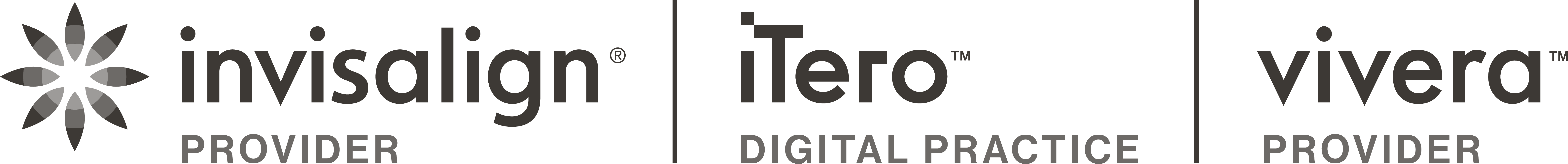 Invisalign, iTero, and Vivera provider logo
